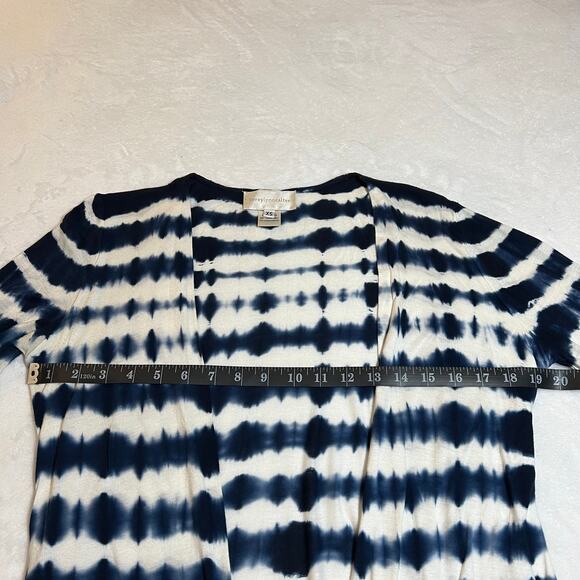 Corey Lynn Calter Tie Dye Open Front Kimono Size XS High Low Hem Made in USA - Picture 5 of 10